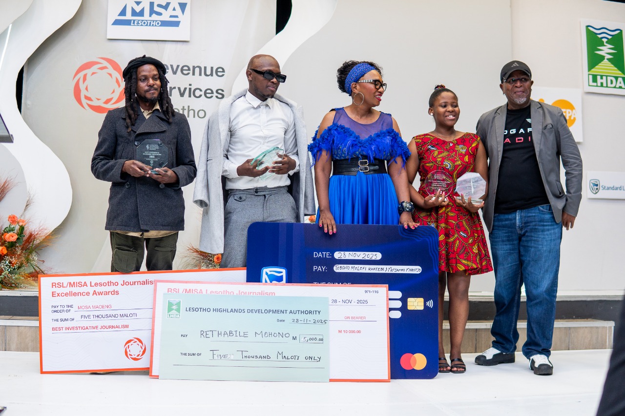 MISA Lesotho Honours 18 Long-Serving Journalists